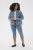 Kaffe Curve Vilana Denim Jacket Washed Blue - Jeansjakker - 
