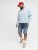 Jack & Jones Rick Original Regular Fit Shorts Blue - Shorts - Shorts i store størrelser - W40-W60