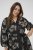 Kaffe Curve Kimmie Dress Black Chalk Embroidery - Midikjoler - 