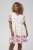 Kaffe Curve Rosa Mini Dress White Rose Border Flower - Minikjoler - 