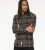 D555 Destin Checked Long Sleeve Shirt Black/Tan Check - Skjorter med lange ærmer - 