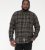 D555 Destin Checked Long Sleeve Shirt Black/Tan Check - Skjorter med lange ærmer - 
