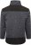 Kam jeans KV133 Twisted Marl Fleece Jacket Black - Jakker - Jakker i store størrelser, 2XL- 12XL