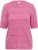 Kaffe Curve Minia Pullover Pink Power Melange - Striktrøjer - 