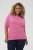 Kaffe Curve Minia Pullover Pink Power Melange - Striktrøjer - 