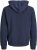 Jack & Jones College Logo Hoodie Navy - Trøjer og hættetrøjer - Trøjer og Hættetrøjer i store størrelser - 2XL-14XL