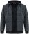 Duke Fareham Bonded Sherpa Lining Knitted Hoodie Grey - Trøjer og hættetrøjer - Trøjer og Hættetrøjer i store størrelser - 2XL-14XL