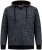 Duke Fareham Bonded Sherpa Lining Knitted Hoodie Grey - Trøjer og hættetrøjer - Trøjer og Hættetrøjer i store størrelser - 2XL-14XL