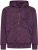 Kam Jeans 7082 Garment DYE with Zipper Hoodie Purple - Trøjer og hættetrøjer - Trøjer og Hættetrøjer i store størrelser - 2XL-14XL