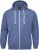 North Latitude Cardigan Hoodie Blue - Trøjer og hættetrøjer - Trøjer og Hættetrøjer i store størrelser - 2XL-14XL