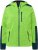 Ulla Popken Contrast Inserts Sweater Knit Hoodie Light Green - Hættetrøjer og sweatshirts - Bløde sweatshirts, hoodies & strik