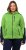 Ulla Popken Contrast Inserts Sweater Knit Hoodie Light Green - Hættetrøjer og sweatshirts - Bløde sweatshirts, hoodies & strik