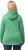 Ulla Popken Melange Knit Fleece Lined Hoodie Spring Green - Hættetrøjer og sweatshirts - 