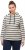 Ulla Popken Stripe Print Loungewear Hoodie Chalk - Hættetrøjer og sweatshirts - Bløde sweatshirts, hoodies & strik
