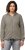 Ulla Popken Drawstring Hem Zip-Up Hoodie Grey - Hættetrøjer og sweatshirts - 