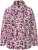 Ulla Popken Floral Print Drawstring Collar Hoodie Vanilla - Hættetrøjer og sweatshirts - Bløde sweatshirts, hoodies & strik