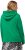 Ulla Popken City Name Graphic Hoodie Emerald Green - Hættetrøjer og sweatshirts - 