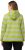 Ulla Popken Mixed Stripe Long Sleeve Hoodie Apple Green - Hættetrøjer og sweatshirts - Bløde sweatshirts, hoodies & strik