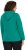 Ulla Popken Face Graphic Long Sleeve Hoodie Emerald Green - Hættetrøjer og sweatshirts - Bløde sweatshirts, hoodies & strik