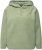 Ulla Popken Teddy Plush Long Sleeve Hoodie Sage Green - Hættetrøjer og sweatshirts - Bløde sweatshirts, hoodies & strik