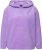Ulla Popken Teddy Plush Long Sleeve Hoodie Pale Lilac - Hættetrøjer og sweatshirts - 