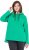 Ulla Popken Lettering GLOWING Hoodie Moss Green - Hættetrøjer og sweatshirts - Bløde sweatshirts, hoodies & strik