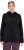 Ulla Popken Fleece Sweatshirt Hoodie Black - Hættetrøjer og sweatshirts - 