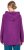 Ulla Popken Fleece Sweatshirt Hoodie Aubergine - Hættetrøjer og sweatshirts - 