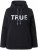 Ulla Popken TRUE Lettering Hoodie Black - Hættetrøjer og sweatshirts - Bløde sweatshirts, hoodies & strik