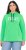 Ulla Popken TRUE Lettering Hoodie Mint Green - Hættetrøjer og sweatshirts - Bløde sweatshirts, hoodies & strik