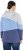 Ulla Popken Color Block Fleece-Lined Hoodie Atlantic Blue - Hættetrøjer og sweatshirts - 