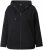 Ulla Popken Eyelet Embroidered Zip-Up Hoodie Black - Hættetrøjer og sweatshirts - Bløde sweatshirts, hoodies & strik