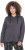Ulla Popken Snake Detail Zip-Up Hoodie Graphite Grey - Hættetrøjer og sweatshirts - Bløde sweatshirts, hoodies & strik