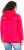 Ulla Popken Oversized Striped Long Sleeve Hoodie Lychee - Hættetrøjer og sweatshirts - Bløde sweatshirts, hoodies & strik