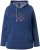 Ulla Popken Perfect Flow Embroidered Hoodie Indigo Denim - Hættetrøjer og sweatshirts - 