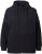 Ulla Popken Mix Fabric Reflective Trim Zip Hoodie Black - Hættetrøjer og sweatshirts - 