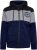 Kam Jeans 7083 Zip Thru Cut & Saw Brooklyn Hoodie Jet Black - Trøjer og hættetrøjer - Trøjer og Hættetrøjer i store størrelser - 2XL-14XL