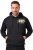 JP1880 Hoodie Breast Print Instinct Black - Trøjer og hættetrøjer - Trøjer og Hættetrøjer i store størrelser - 2XL-14XL