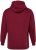 JP1880 Hoodie with Embroidery Aubergine - Trøjer og hættetrøjer - Trøjer og Hættetrøjer i store størrelser - 2XL-14XL