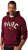 JP1880 Hoodie with Embroidery Aubergine - Trøjer og hættetrøjer - Trøjer og Hættetrøjer i store størrelser - 2XL-14XL