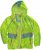 Ulla Popken Neon Rain Jacket Activewear Safety Yellow - Jakker - 