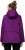 Ulla Popken HYPRAR Water-Repellent Windbreaker Dark Purple - Jakker - 