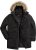 Men Plus Parka With Fur Hood Black - Jakker - Jakker i store størrelser, 2XL- 12XL