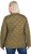 Ulla Popken HYPRAR Lightweight Quilted Water-Repellent Jacket Olive - Jakker - 