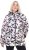 Ulla Popken HYPRAR Water-Repellent Allover Print Jacket Pale Beige - Jakker - 