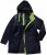 Ulla Popken HYPRAR Triple Function Contrast Trim Quilted Lining Jacket Navy - Jakker - 