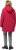 Ulla Popken HYPRAR Triple Function Contrast Trim Quilted Lining Jacket Salsa Red - Jakker - 
