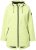 Ulla Popken Hyprar Soft Shell Water Repellent Hooded Jacket Lime Green - Jakker - 