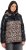 Ulla Popken HYPRAR Leopard And Leather Look Quilted Jacket Black - Jakker - 