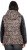 Ulla Popken HYPRAR Leopard And Leather Look Quilted Jacket Black - Jakker - 